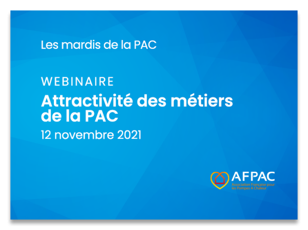 Webinaire Les mardis de la PAC - Attractivité des métiers de la PAC